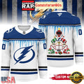 NHL Tampa Bay Lightning Christmas New 2025 Custom Number Hockey Jersey