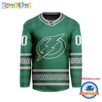 NHL Tampa Bay Lightning For St.Patrick’s Day Limited New Hockey Jersey