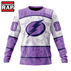 NHL Tampa Bay Lightning Special Lavender Fight Cancer Hoodie, T Shirt