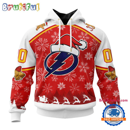 NHL Tampa Bay Lightning Special Santa Hats Logo Team Merry Christmas Hoodie, TShirt, Sweatshirt