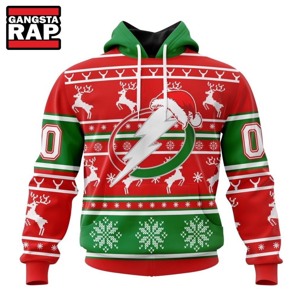 NHL Tampa Bay Lightning Specialized Unisex Christmas Is Coming Hoodie, T Shirt