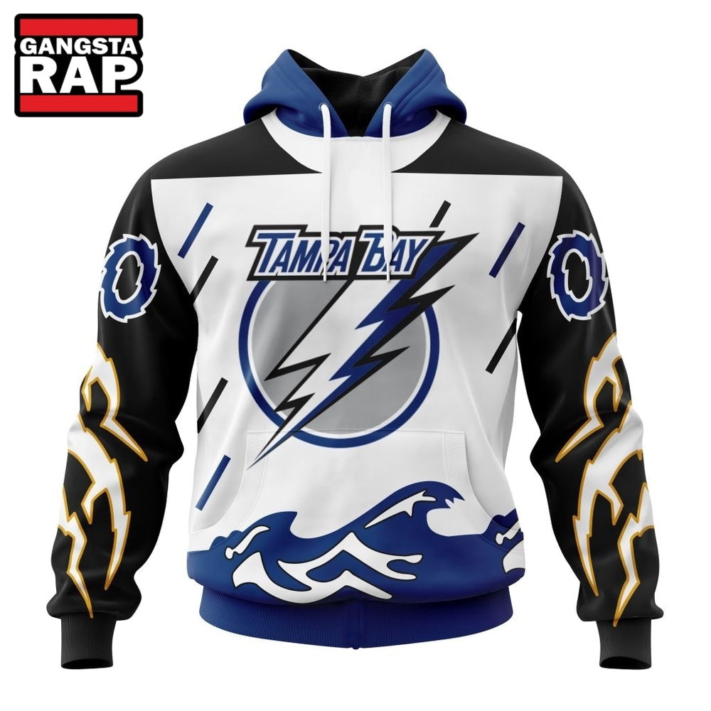 NHL Tampa Bay Lightning Specialized Unisex Kits With Retro Concepts Hoodie, T Shirt