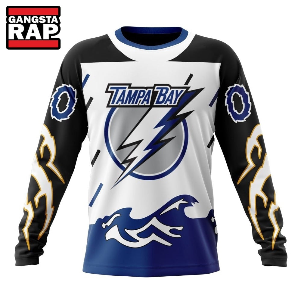 NHL Tampa Bay Lightning Specialized Unisex Kits With Retro Concepts Hoodie, T Shirt