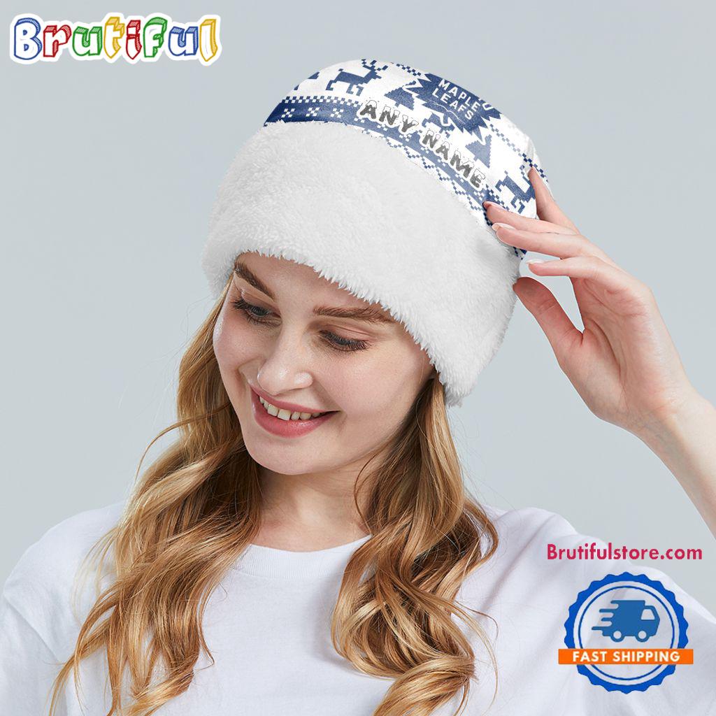 NHL Toronto Maple Leafs Hockey Team Christmas Hat, Sport Santa Hats, Christmas Hat Gift