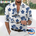 NHL Toronto Maple Leafs Special Hockey Long Sleeve Hawaiian Design Button Shirt