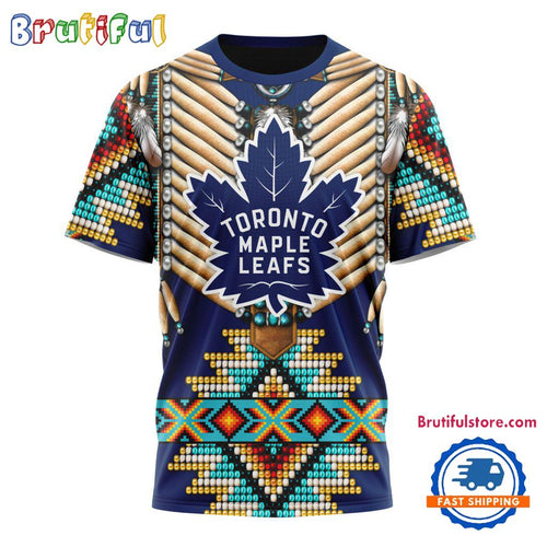 NHL Toronto Maple Leafs Special Native American Costume Hockey Team Design T Shirt, Hoodie, Sweatshirt