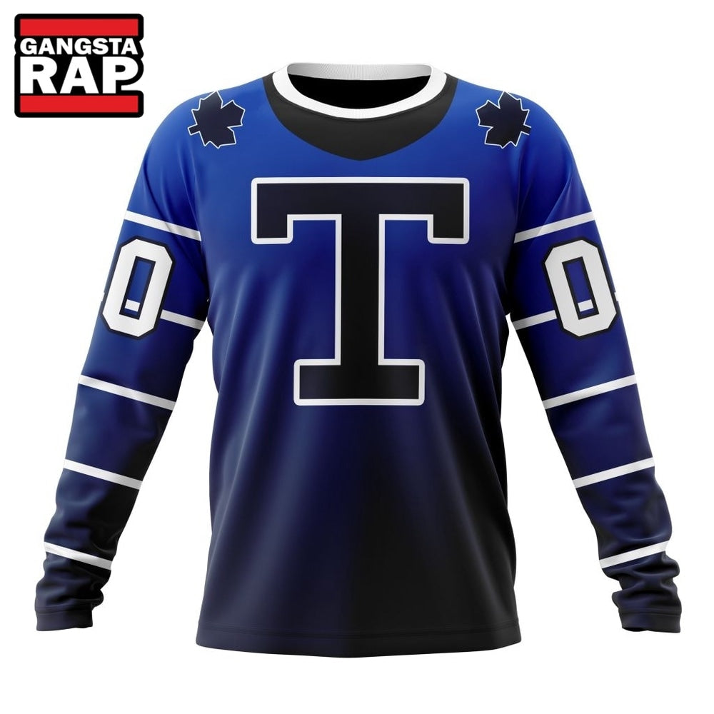 NHL Toronto Maple Leafs Special Retro Gradient Design Hoodie, T Shirt