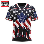 NHL Toronto Maple Leafs Specialized Kits For Honor USS Military Hoodie, Hoodie T-Shirt