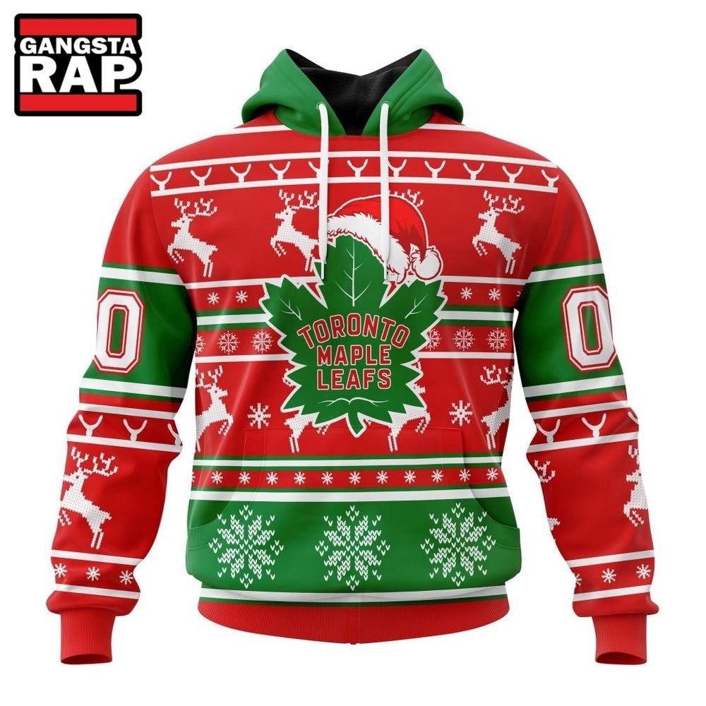 NHL Toronto Maple Leafs Specialized Unisex Christmas Is Coming Hoodie, T Shirt