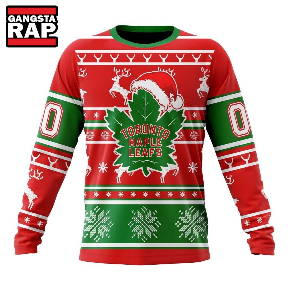 NHL Toronto Maple Leafs Specialized Unisex Christmas Is Coming Hoodie, T Shirt