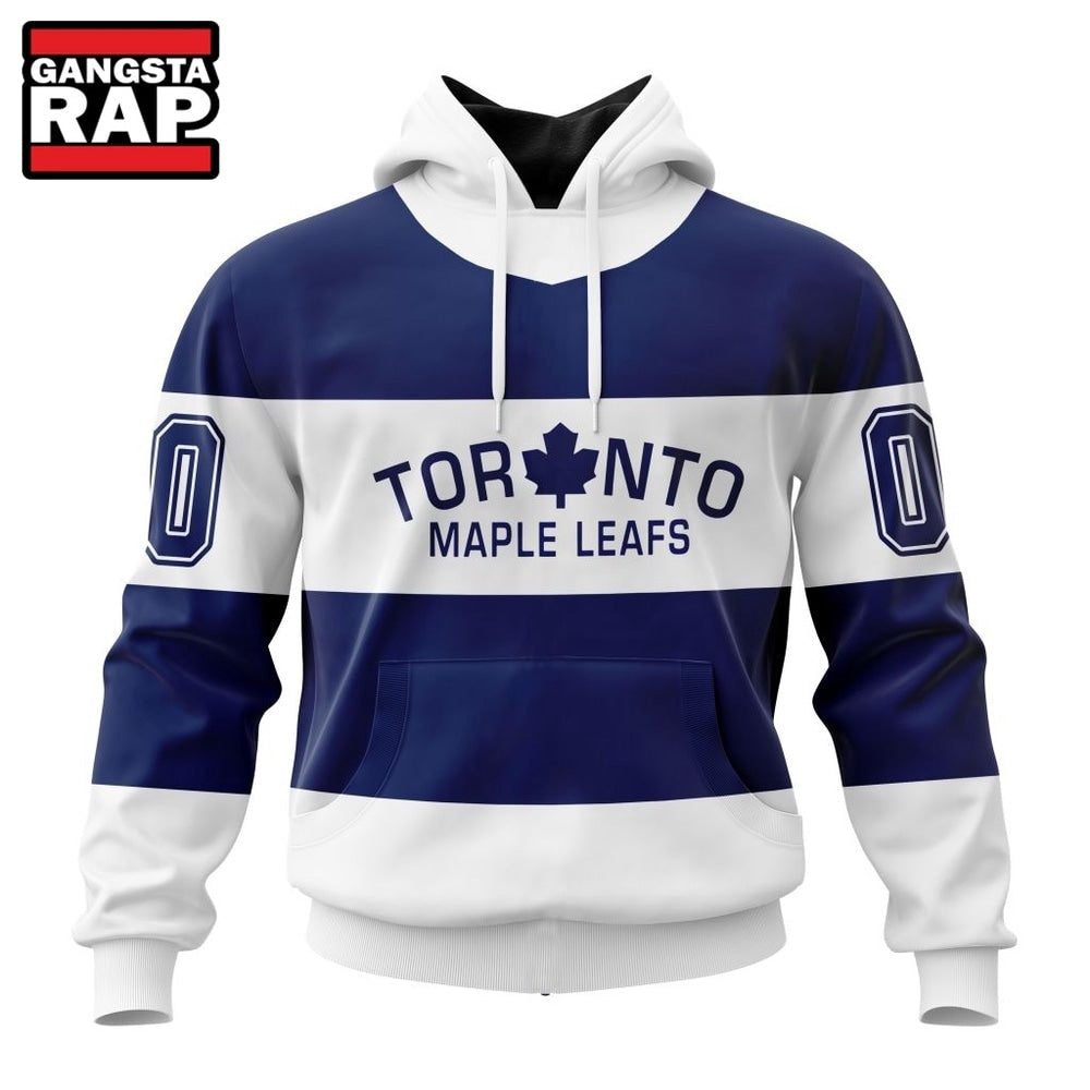 NHL Toronto Maple Leafs Specialized Unisex Kits With Retro Concepts Hoodie, T Shirt