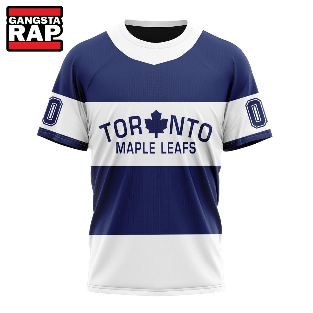 NHL Toronto Maple Leafs Specialized Unisex Kits With Retro Concepts Hoodie, T Shirt
