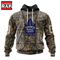 NHL Toronto Maple Leafs Specialized Unisex Vest Kits With Realtree Camo Hoodie, T Shirt