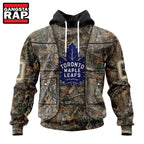 NHL Toronto Maple Leafs Specialized Unisex Vest Kits With Realtree Camo Hoodie, T Shirt