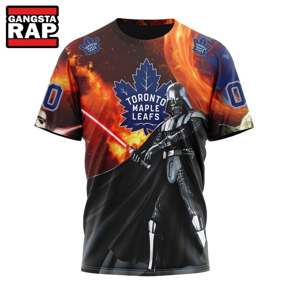 NHL Toronto Maple Leafs x Star War Specialized Design Hoodie, T Shirt