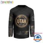 NHL Utah Hockey Club Military Appreciation Design Hockey Jersey