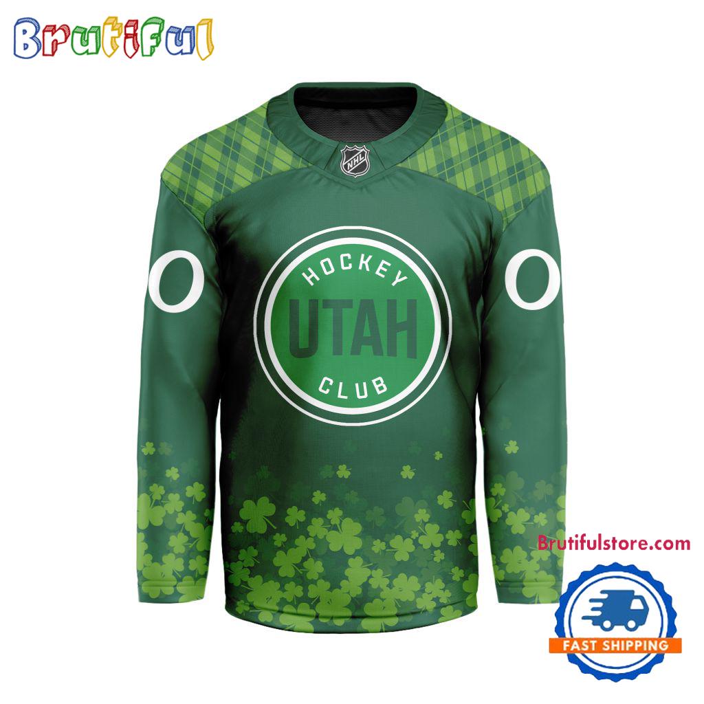 NHL Utah Hockey Club St.Patrick’s Day New Design Hockey Jersey
