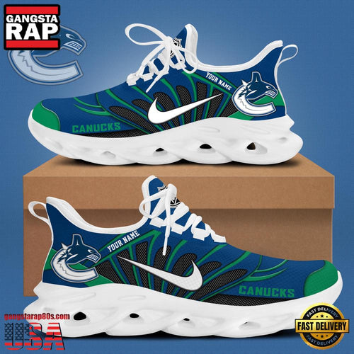 NHL Custom NameVancouver Canucks New Design 2025 Max Soul Shoes Running Sneakers