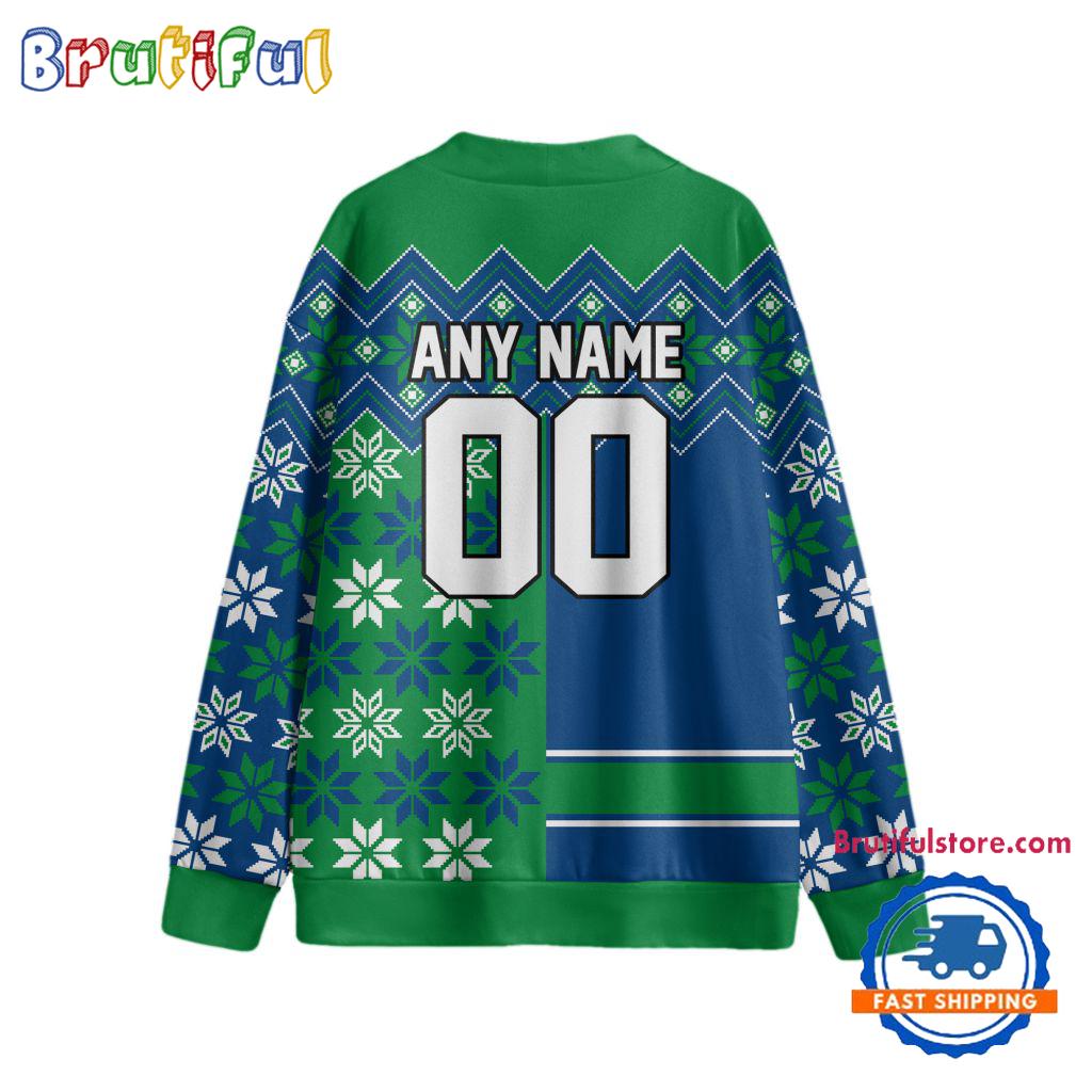 NHL Vancouver Canucks Spcial Ugly Christmas Hockey Design Cardigan, Hockey Fans Cardigan Shirt