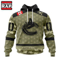 NHL Vancouver Canucks Special Camo Military Appreciation Hoodie, T Shirt