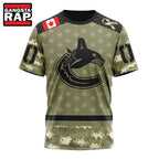 NHL Vancouver Canucks Special Camo Military Appreciation Hoodie, T Shirt