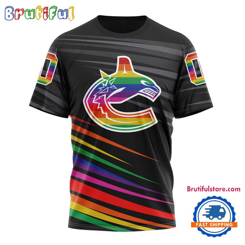 NHL Vancouver Canucks Special Pride Design Hockey Is For Everyone T Shirt, Hoodie, Sweatshirt