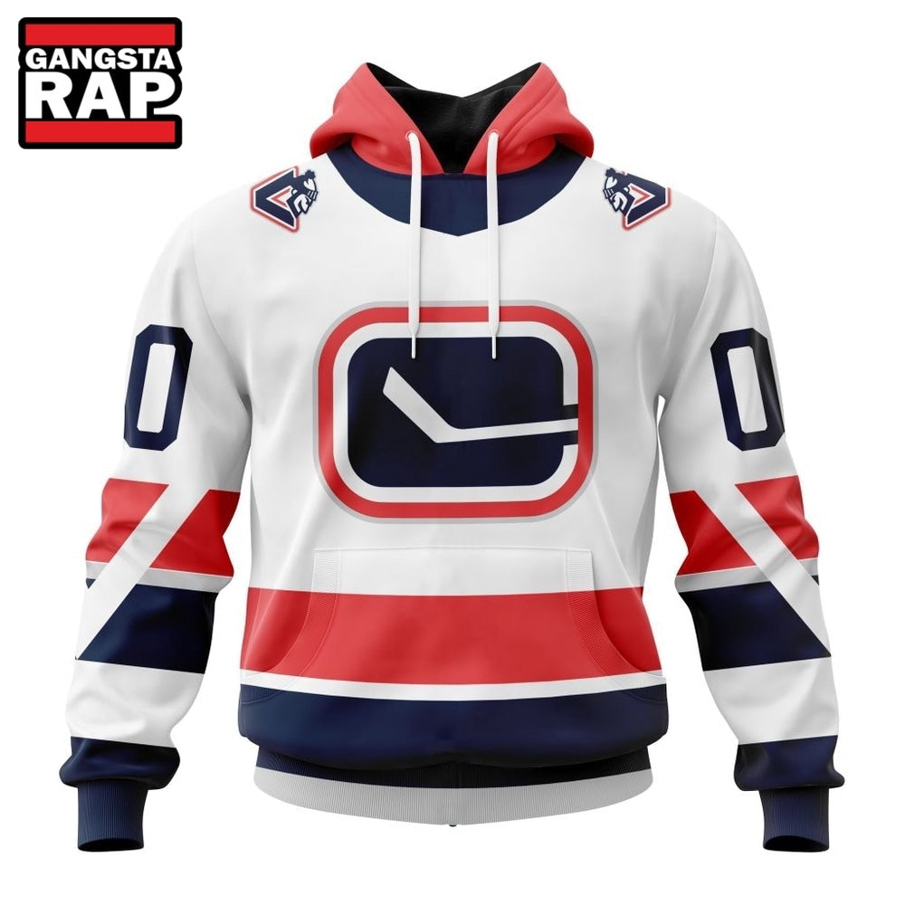 NHL Vancouver Canucks Specialized Unisex Kits With Retro Concepts Hoodie, T Shirt