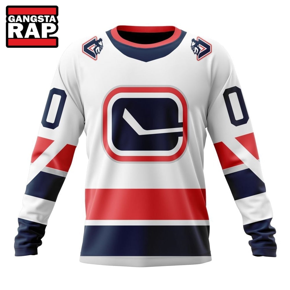 NHL Vancouver Canucks Specialized Unisex Kits With Retro Concepts Hoodie, T Shirt