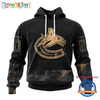 NHL Vancouver Canucks Veterans Military Appreciation Design Hoodie, Sweatshirt, TShirt