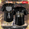 NHL Vegas Golden Knights 2023 Stanley Cup Champs Black Jersey