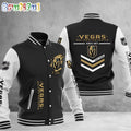 NHL Vegas Golden Knights Hockey Team Personalized Varsity Baseball Jacket