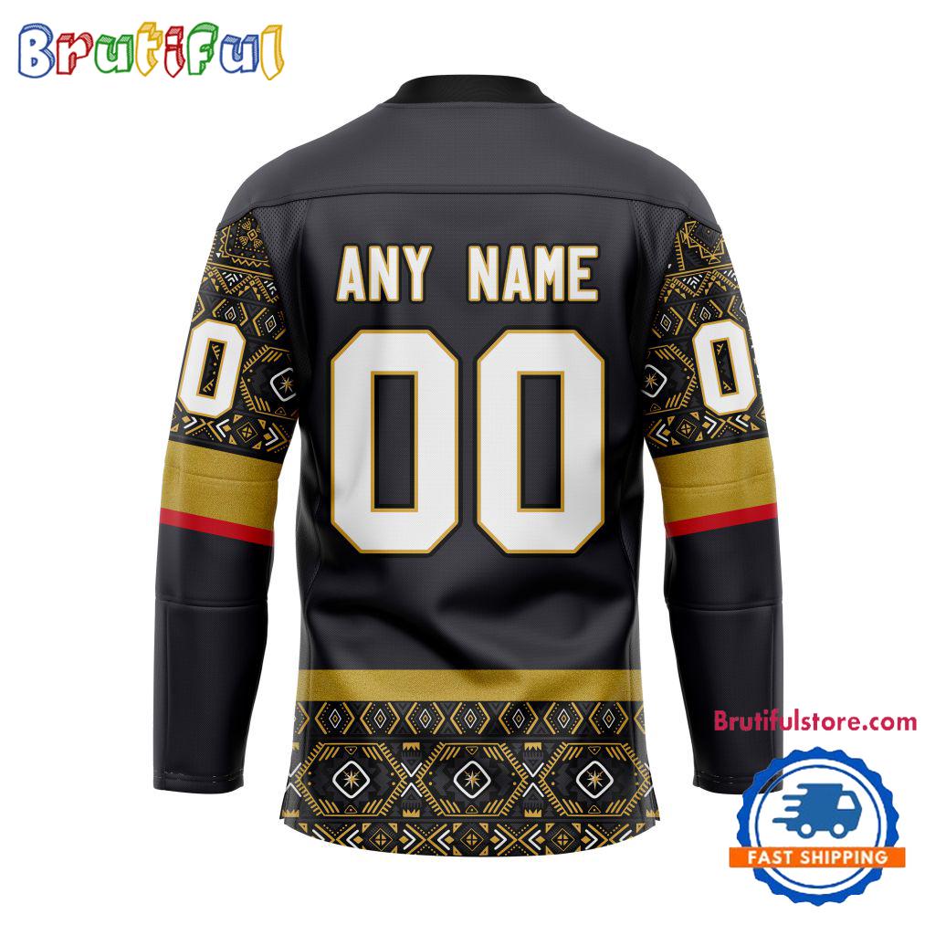 NHL Vegas Golden Knights Personalized Native American Hockey Jersey