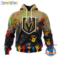 NHL Vegas Golden Knights Special Autism Awareness Personalization Hoodie, TShirt, Sweatshirt