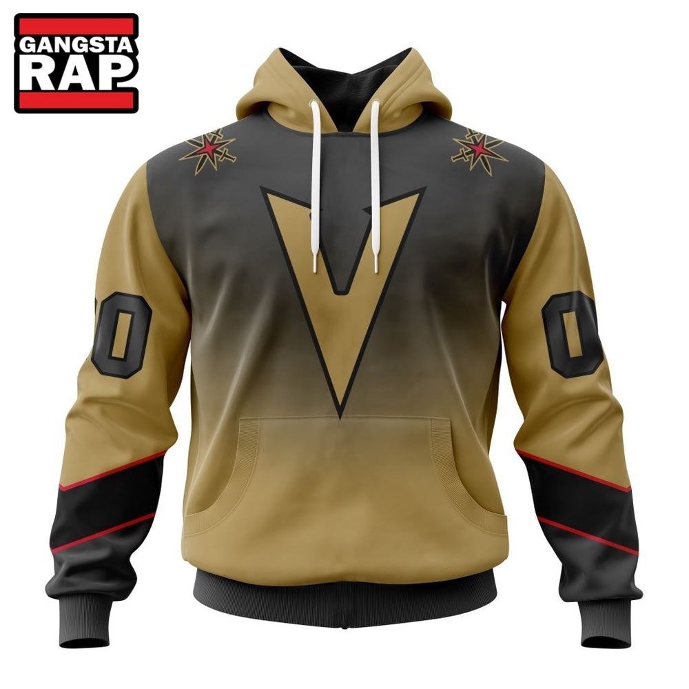 NHL Vegas Golden Knights Special Retro Gradient Design Hoodie, T Shirt