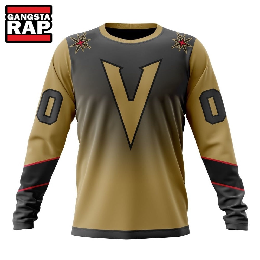 NHL Vegas Golden Knights Special Retro Gradient Design Hoodie, T Shirt