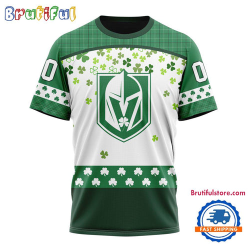 NHL Vegas Golden Knights St. Patrick’s Day For Hockey Fans New Design T Shirt