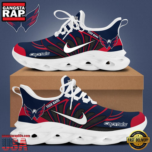 NHL Custom NameWashington Capitals New Design 2025 Max Soul Shoes Running Sneakers