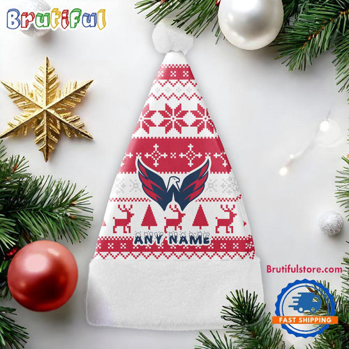 NHL Washington Capitals Hockey Team Christmas Hat, Sport Santa Hats, Christmas Hat Gift
