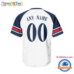 NHL Washington Capitals Hockey Team Design V-neck Mesh Short Sleeve Jersey