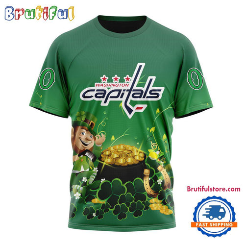 NHL Washington Capitals Personalize St. Patrick’s Day Hockey Team T Shirt, Hoodie, Sweatshirt