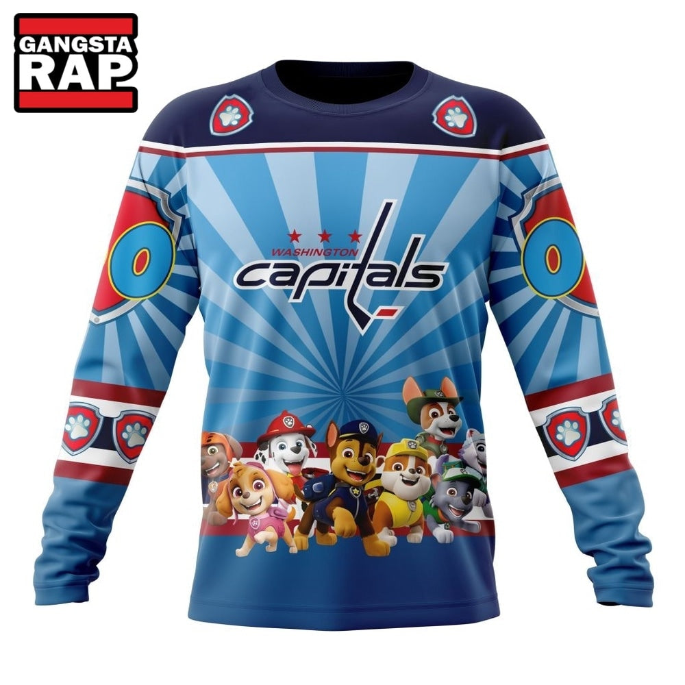 NHL Washington Capitals Special Paw Patrol Kits Hoodie, T Shirt