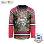 NHL Washington Capitals Special Realtree Camo Hunting Hockey Jersey