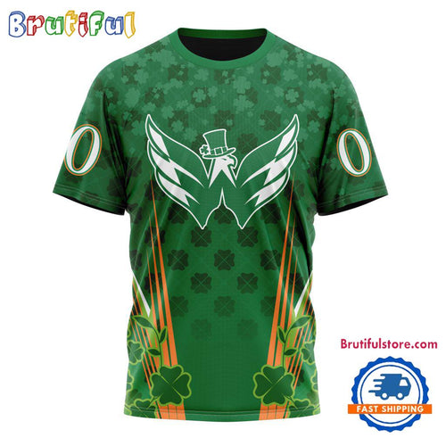 NHL Washington Capitals Special St. Patrick’s Day All Over Print Shirts