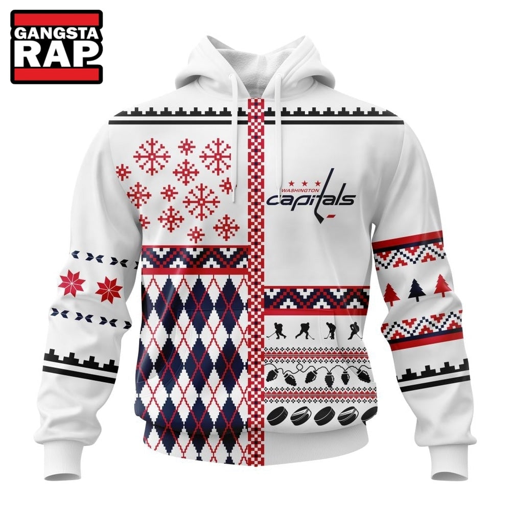 NHL Washington Capitals Specialized Christmas Is Coming New Design Hoodie, T Shirt