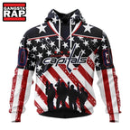 NHL Washington Capitals Specialized Kits For Honor USS Military Hoodie, Hoodie T-Shirt