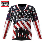 NHL Washington Capitals Specialized Kits For Honor USS Military Hoodie, Hoodie T-Shirt