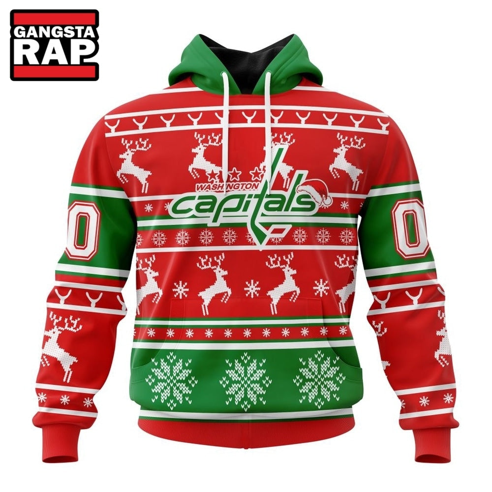 NHL Washington Capitals Specialized Unisex Christmas Is Coming Hoodie, T Shirt