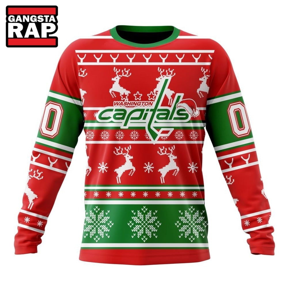 NHL Washington Capitals Specialized Unisex Christmas Is Coming Hoodie, T Shirt