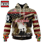 NHL Washington Capitals Specialized Unisex Kits Remember Pearl Harbor Hoodie, T Shirt