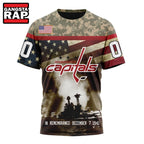 NHL Washington Capitals Specialized Unisex Kits Remember Pearl Harbor Hoodie, T Shirt